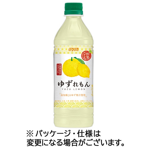 ダイドードリンコ 和果ごこち ゆずれもん 500mL ペットボトル 1セット(48本:24本×2ケース) ※軽（ご注文単位1セット）【直送品】