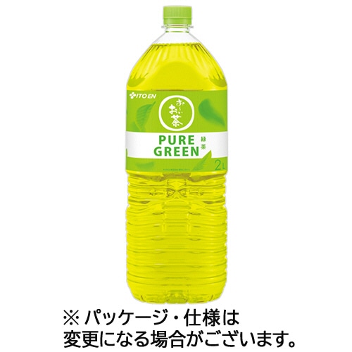 伊藤園 おーいお茶 PURE GREEN 2L ペットボトル 1ケース(6本) ※軽（ご注文単位1ケース）【直送品】