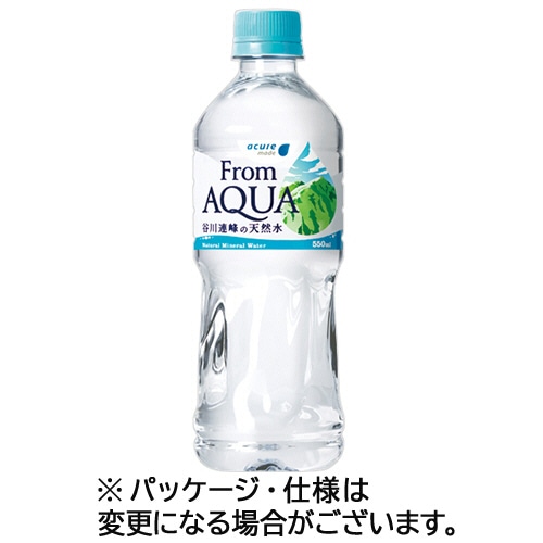 JR東日本クロスステーション フロムアクア 谷川連峰の天然水 550mL ペットボトル 1セット(48本:24本×2ケース) ※軽（ご注文単位1セット）【直送品】