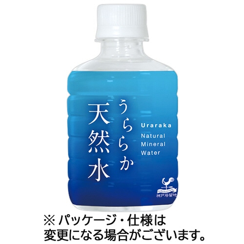 富永貿易 神戸居留地 谷川連峰 うららか天然水 300mL ペットボトル 1ケース(24本) ※軽（ご注文単位1ケース）【直送品】