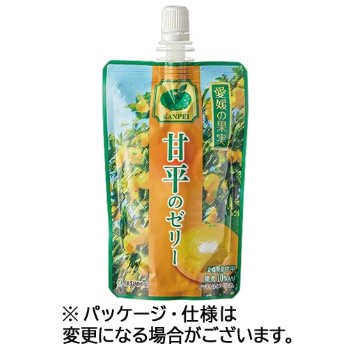えひめ中央農業協同組合 愛媛の果実 甘平のゼリー 150g パウチ 1ケース(6個) ※軽（ご注文単位1ケース）【直送品】