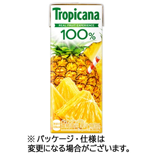 キリンビバレッジ トロピカーナ 100%ジュース パインアップル 250mL 紙パック 1セット(48本:24本×2ケース) ※軽（ご注文単位1セット）【直送品】