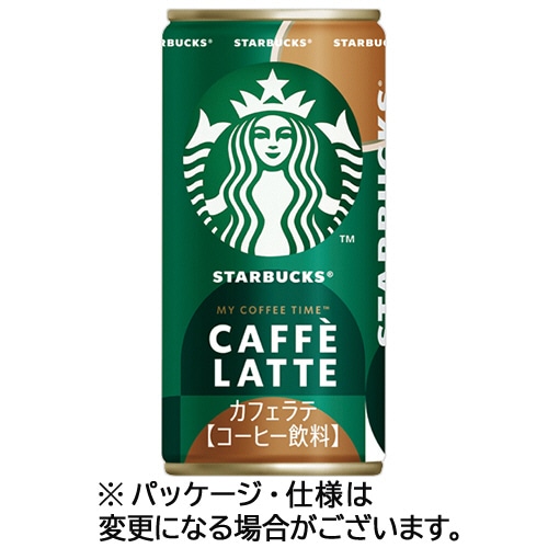 サントリー スターバックス MY COFFEE TIME カフェラテ 185g 缶 1ケース(30本) ※軽（ご注文単位1ケース）【直送品】