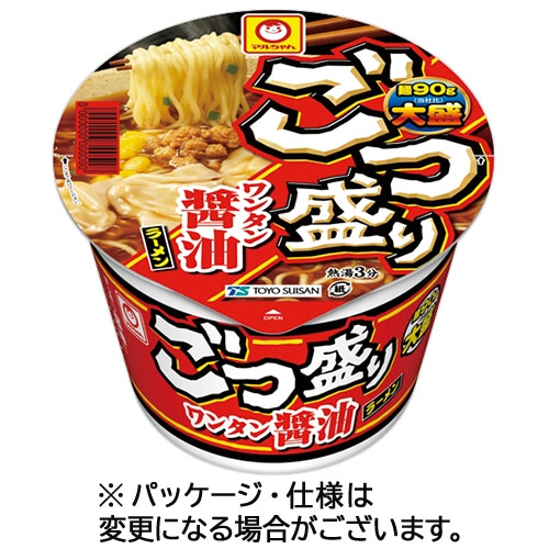 東洋水産 マルちゃん ごつ盛り ワンタン醤油ラーメン 117g 1セット(24食:12食×2ケース) ※軽(ご注文単位1セット)【直送品】