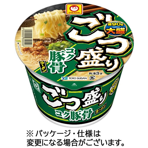 東洋水産 マルちゃん ごつ盛り コク豚骨ラーメン 115g 1セット(24食:12食×2ケース) ※軽(ご注文単位1セット)【直送品】