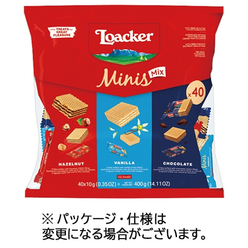 ロアカー ミニーズ ミックス 400g(計40パック)/袋 1セット(3袋) ※軽（ご注文単位1セット）【直送品】