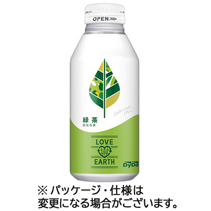 ダイドードリンコ ラブジアース 緑茶 400g ボトル缶 24本/ケース※軽（ご注文単位1ケース）【直送品】