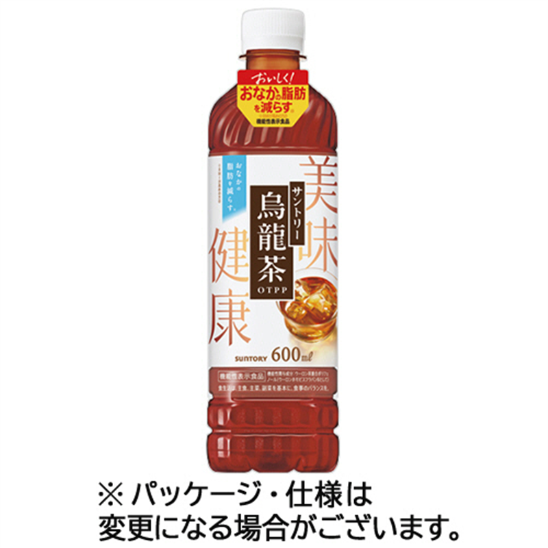 サントリー 烏龍茶 600mL ペットボトル 24本/ケース※軽（ご注文単位1ケース）【直送品】