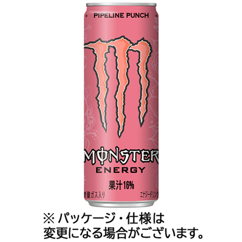 アサヒ飲料 モンスター エナジー パイプラインパンチ 355mL 缶 24本/ケース※軽（ご注文単位1ケース）【直送品】