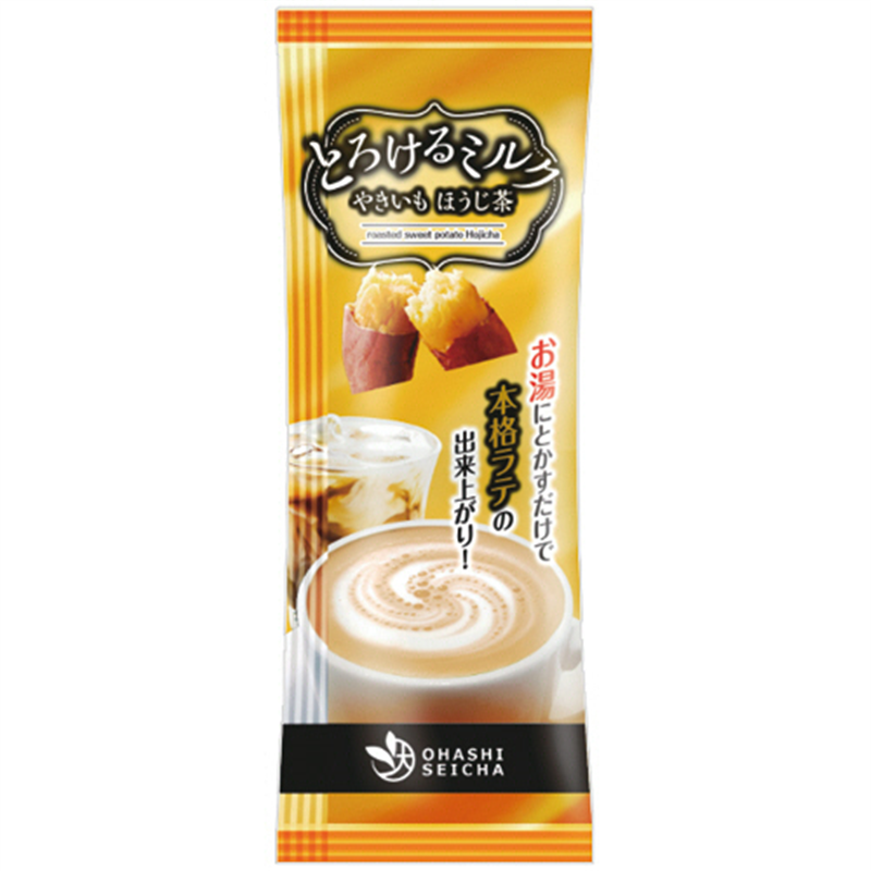 大橋製茶 とろけるミルク やきいもほうじ茶 Stick Latte 5本/1箱※軽（ご注文単位1箱）【直送品】