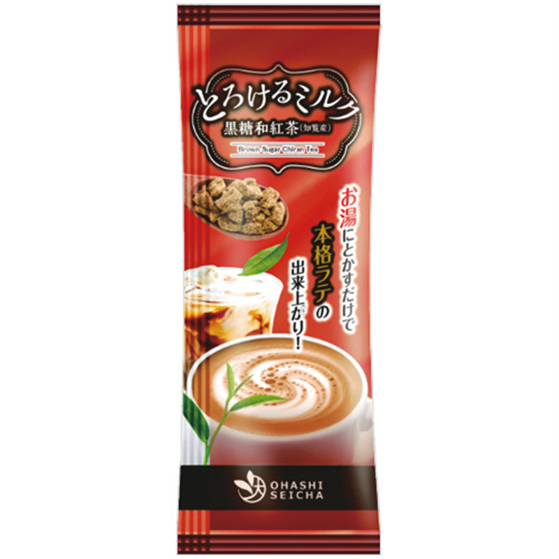 大橋製茶 とろけるミルク 黒糖和紅茶 StickLatte 5本/1箱※軽（ご注文単位1箱）【直送品】