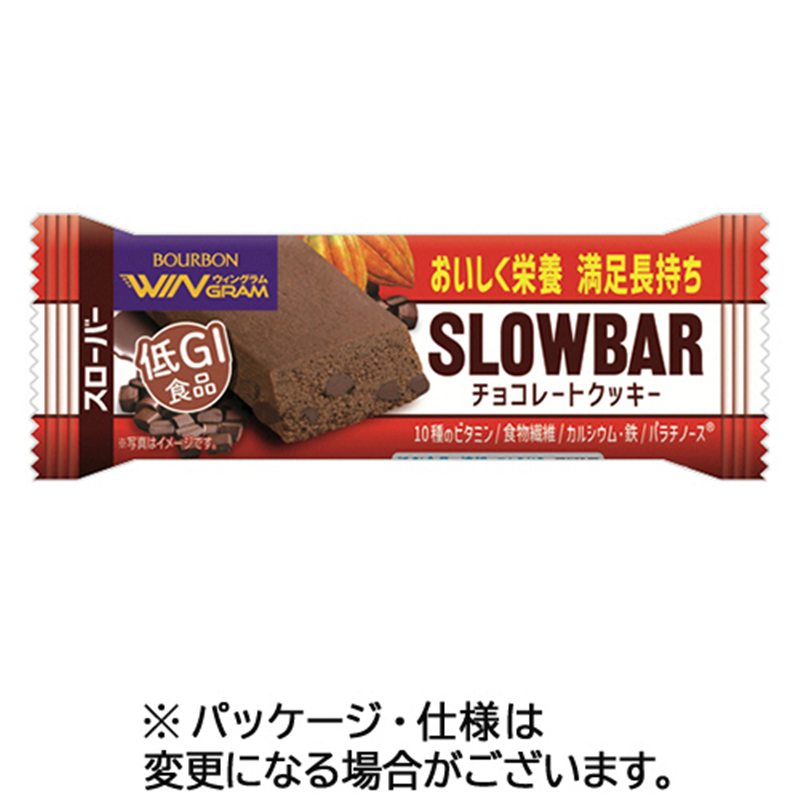 ブルボン ウィングラム スローバー チョコレートクッキー 41g/本 9本/セット ※軽（ご注文単位1セット）【直送品】