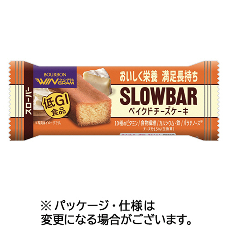 ブルボン ウィングラム スローバー ベイクドチーズケーキ 37g/本 9本/セット ※軽（ご注文単位1セット）【直送品】