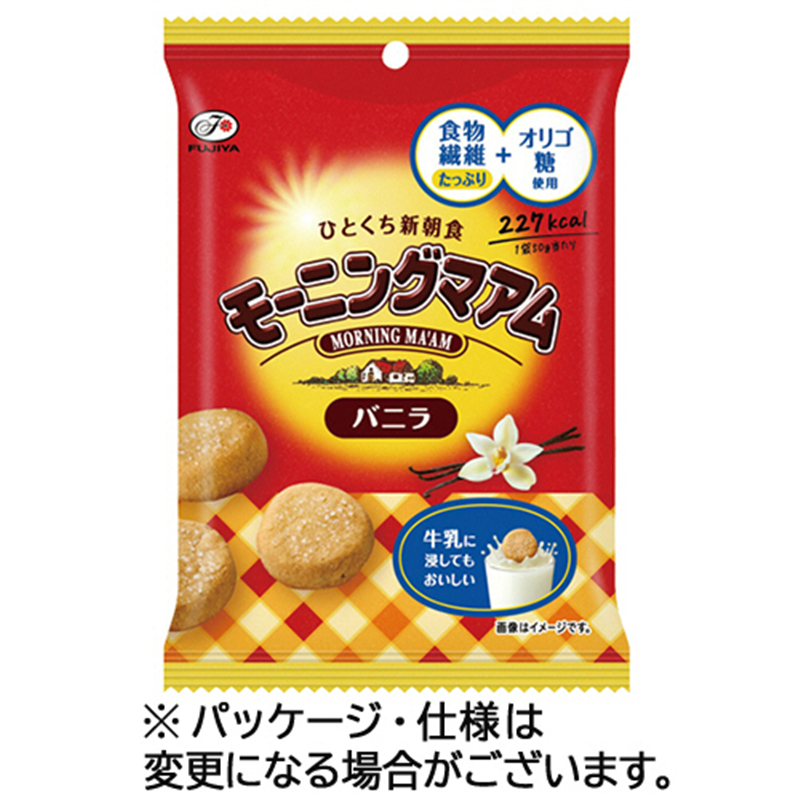 不二家 モーニングマアム バニラ 50g 10パック/セット ※軽（ご注文単位1セット）【直送品】