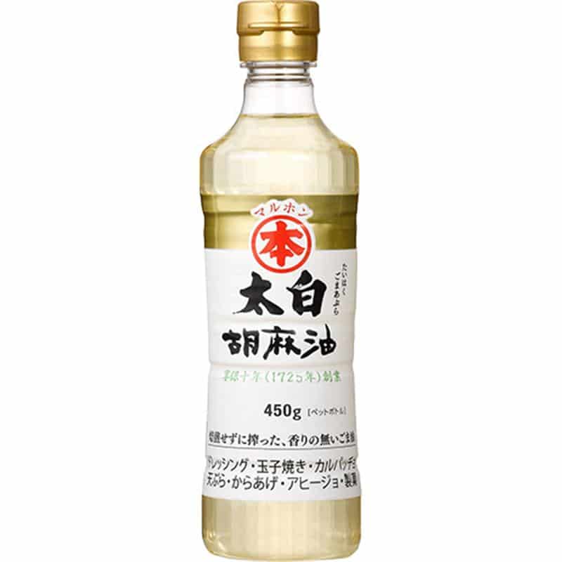 竹本油脂 マルホン 太白胡麻油 450g  1本※軽（ご注文単位1本）【直送品】