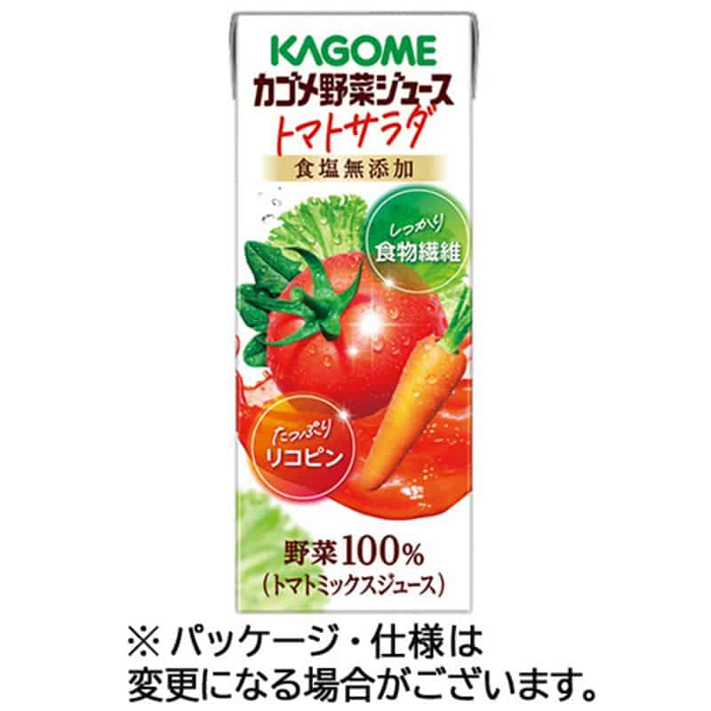 カゴメ 野菜ジュース トマトサラダ 200mL 紙パック 1ケース(24本) ※軽(ご注文単位1ケース)【直送品】