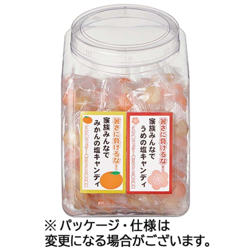 ふみこ農園 ボトル入 うめの塩・みかんの塩キャンディ 900g 1ケース ※軽(ご注文単位1ケース)【直送品】