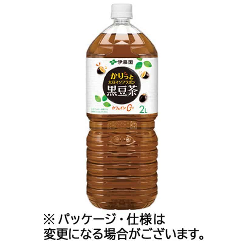 伊藤園 かりっと大豆イソフラボン 黒豆茶 2L ペットボトル 1ケース(6本) ※軽(ご注文単位1ケース)【直送品】