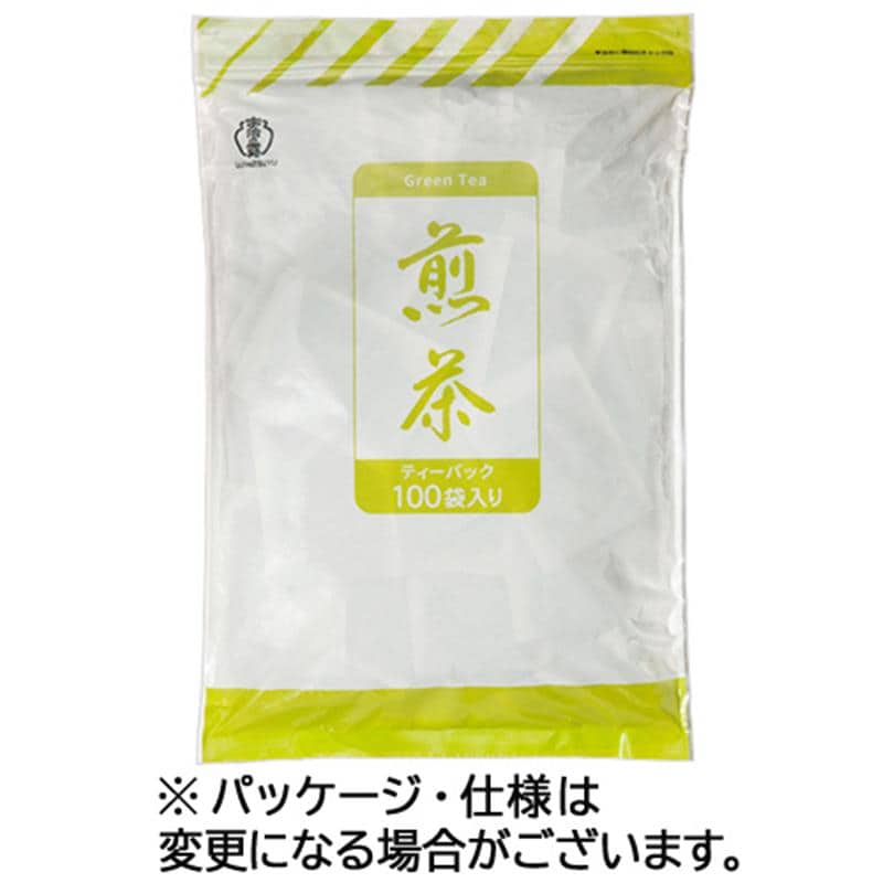 宇治の露製茶 業務用 煎茶 ティーバッグ 1セット(300バッグ:100バッグ×3袋) ※軽(ご注文単位1セット)【直送品】