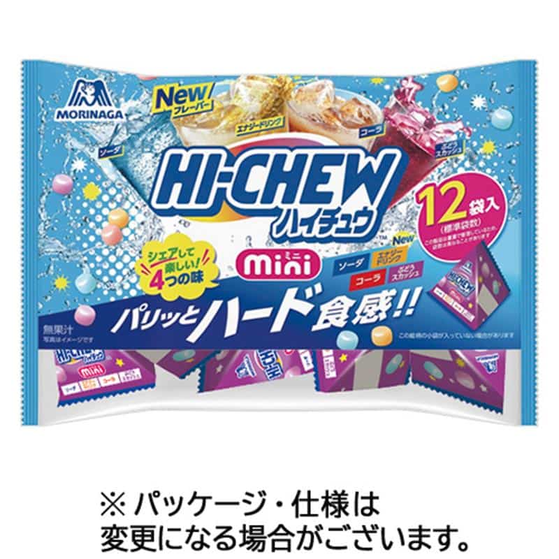 森永製菓 ハイチュウミニ大袋 1セット(72袋:12袋×6パック) ※軽(ご注文単位1セット)【直送品】