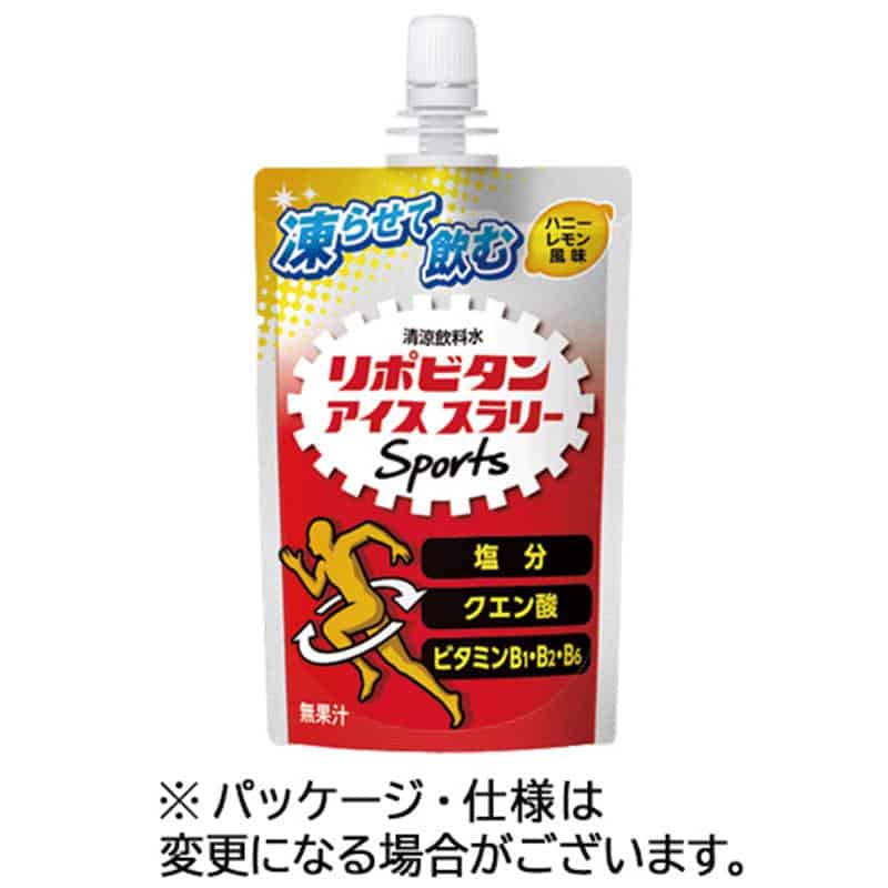 大正製薬 リポビタンアイススラリー Sports ハニーレモン風味 120g パウチ 1セット(90パック:30パック×3ケース) ※軽(ご注文単位1セット)【直送品】