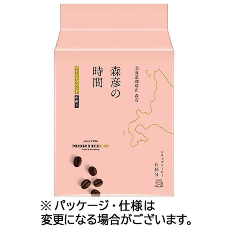 味の素AGF 森彦の時間 ドリップコーヒー マイルドブレンド 1セット(18袋:6袋×3パック) ※軽(ご注文単位1セット)【直送品】