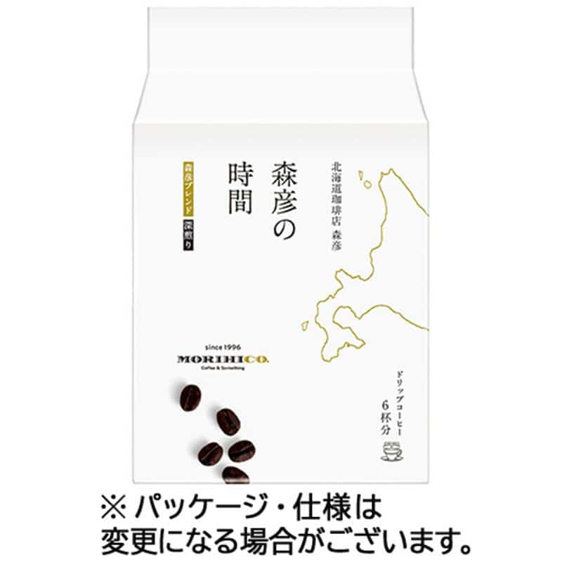 味の素AGF 森彦の時間 ドリップコーヒー 森彦ブレンド 1セット(18袋:6袋×3パック) ※軽(ご注文単位1セット)【直送品】