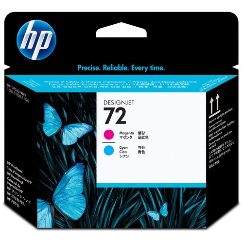 HP HP72 プリントヘッド マゼンタ/シアン C9383A 1個（ご注文単位1個）【直送品】
