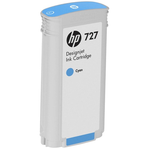 HP HP727 インクカートリッジ 染料シアン 130ml B3P19A 1個（ご注文単位1個）【直送品】