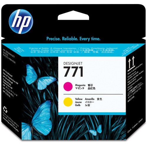 HP HP771 プリントヘッド マゼンタ/イエロー CE018A 1個（ご注文単位1個）【直送品】