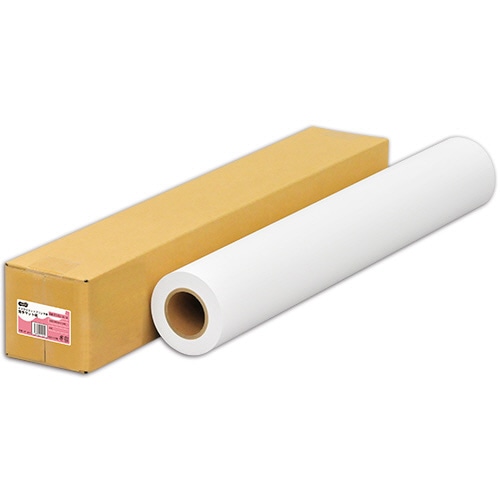 TANOSEE インクジェット用薄手マット紙 A1ロール 594mm×50m 1本(ご注文単位1本)【直送品】