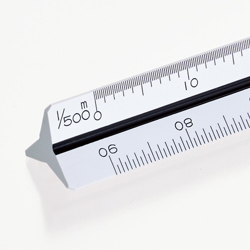 TANOSEE 三角スケール 一般用 15cm 1個（ご注文単位1個）【直送品】