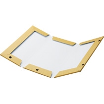 TANOSEE 図面ファイル(クラフトタイプ) A1 3つ折 背幅40mm 5冊/セット(ご注文単位1セット)【直送品】