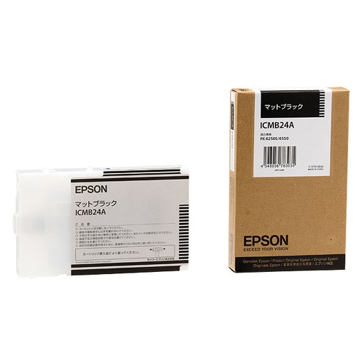 エプソン PX-P/K3インクカートリッジ マットブラック 110ml ICMB24A 1個（ご注文単位1個）【直送品】