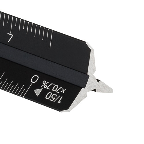 ステッドラー 三角スケール コピーダウン 15cm マットブラック 561 7-15 1個(ご注文単位1個)【直送品】