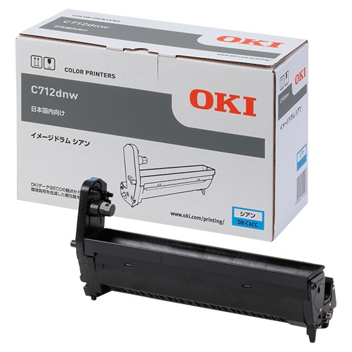 OKI イメージドラム シアン DR-C4CC 1個(ご注文単位1個)【直送品】