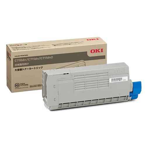 OKI 大容量トナーカートリッジ イエロー TNR-C4GY2 1個(ご注文単位1個)【直送品】