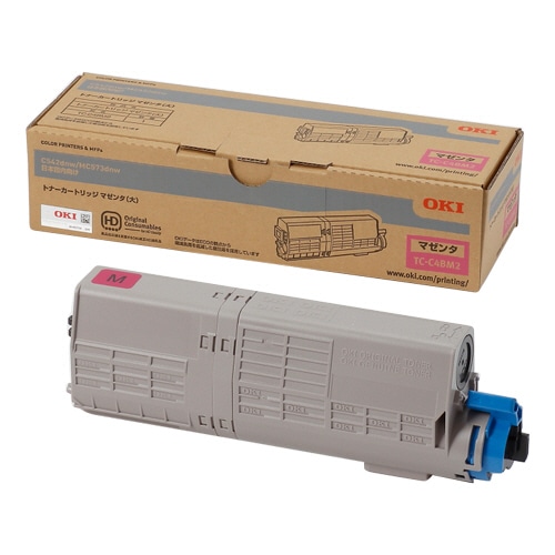 OKI 大容量トナーカートリッジ マゼンタ TC-C4BM2 1個(ご注文単位1個)【直送品】