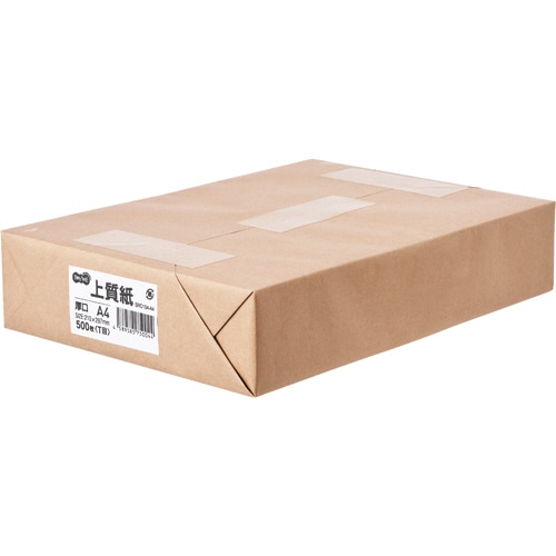 TANOSEE 上質紙 A4 厚口 500枚/冊（ご注文単位1冊）【直送品】