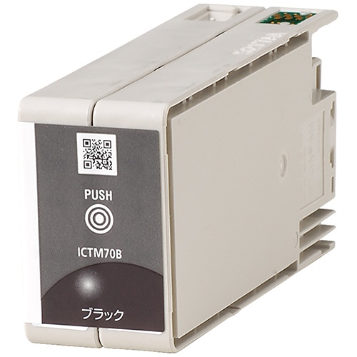 エプソン インクカートリッジ ブラック ICTM70B-S 1個（ご注文単位1個）【直送品】