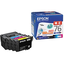エプソン インクカートリッジ 大容量4色パック IC4CL76 各色1個 1箱（ご注文単位1箱）【直送品】