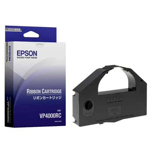 エプソン リボンカートリッジ 黒 VP4000RC 1本(ご注文単位1本)【直送品】
