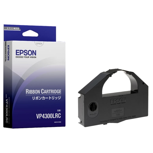 エプソン リボンカートリッジ 黒 VP4300LRC 1本(ご注文単位1本)【直送品】