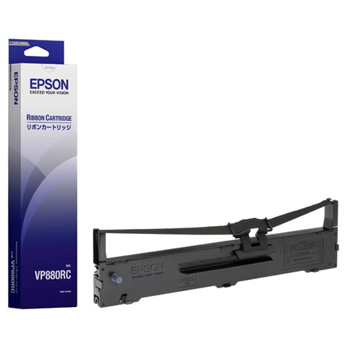 エプソン リボンカートリッジ 黒 VP880RC 1本(ご注文単位1本)【直送品】