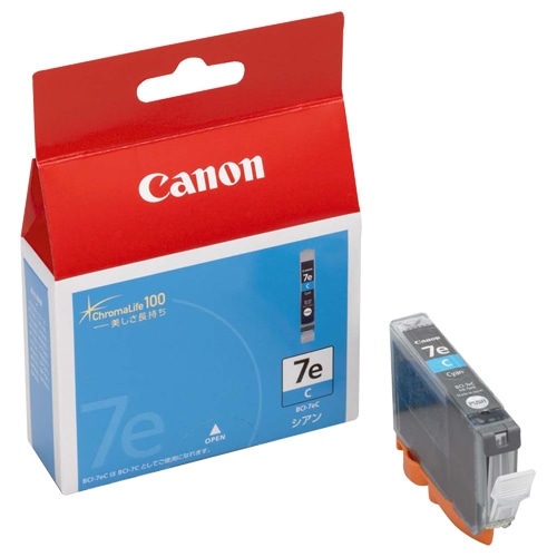 キヤノン インクタンク BCI-7eC シアン 0365B001 1個（ご注文単位1個）【直送品】
