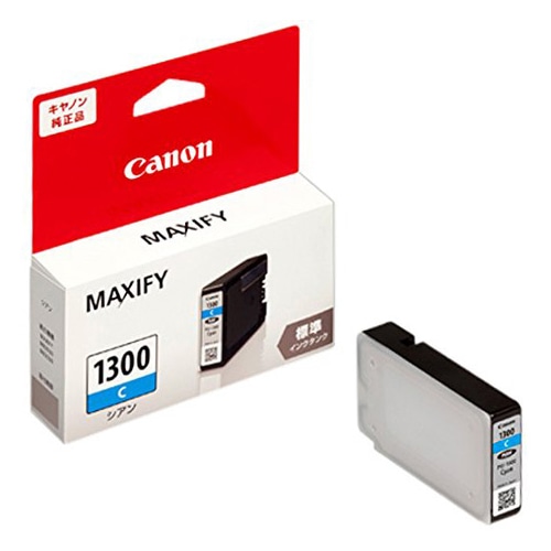 キヤノン インクタンク PGI-1300C シアン 9226B001 1個（ご注文単位1個）【直送品】
