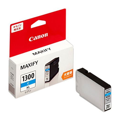 キヤノン インクタンク PGI-1300XLC シアン(大容量) 9190B001 1個（ご注文単位1個）【直送品】
