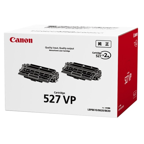 キヤノン トナーカートリッジ527VP CRG-527VP 4210B002 2個/箱(ご注文単位1箱)【直送品】