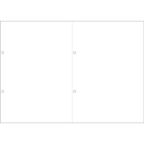 ダイオーミウラ スマイル用LBP用紙 A4汎用白紙 ヨコ2分割 4穴 CPA422YS 500枚 2個/箱（ご注文単位1箱）【直送品】