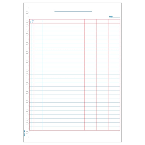 ヒサゴ 元帳 A4タテ 30穴 GB946 500枚/箱（ご注文単位1箱）【直送品】